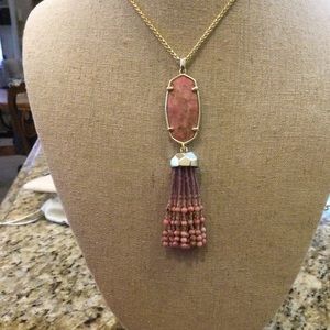 Kendra Scott “EVA” Adjustable Bead Tassel Necklace